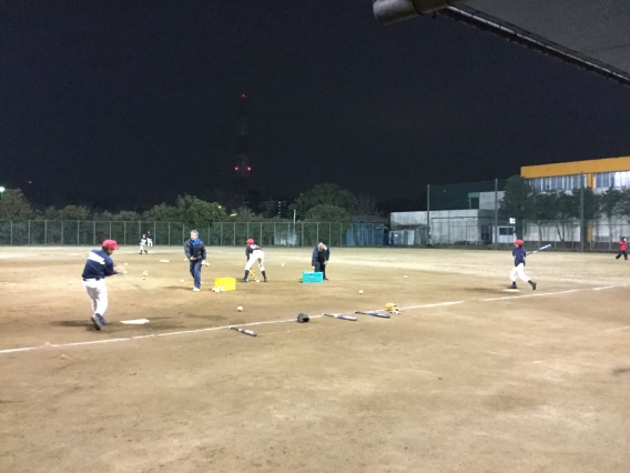 ナイター練習