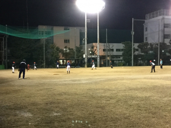 ナイター練習
