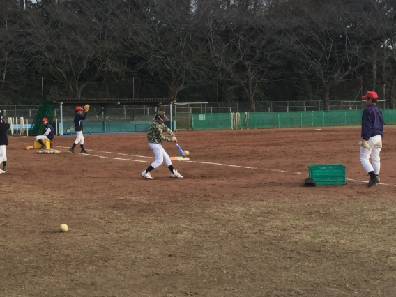 バッティング練習