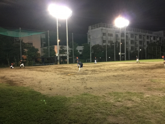 ナイター練習